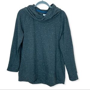Lou & Grey Cowl Neck Pullover Sweatshirt Large